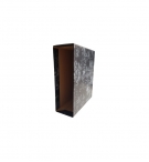 CAIXA ARQ. A5 (ALTO) L/80MM 250X220 MARMOREADO PRETO