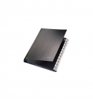 PASTA ASSINATURAS LEITZ 5824 - A-Z DIVISOES PRETO